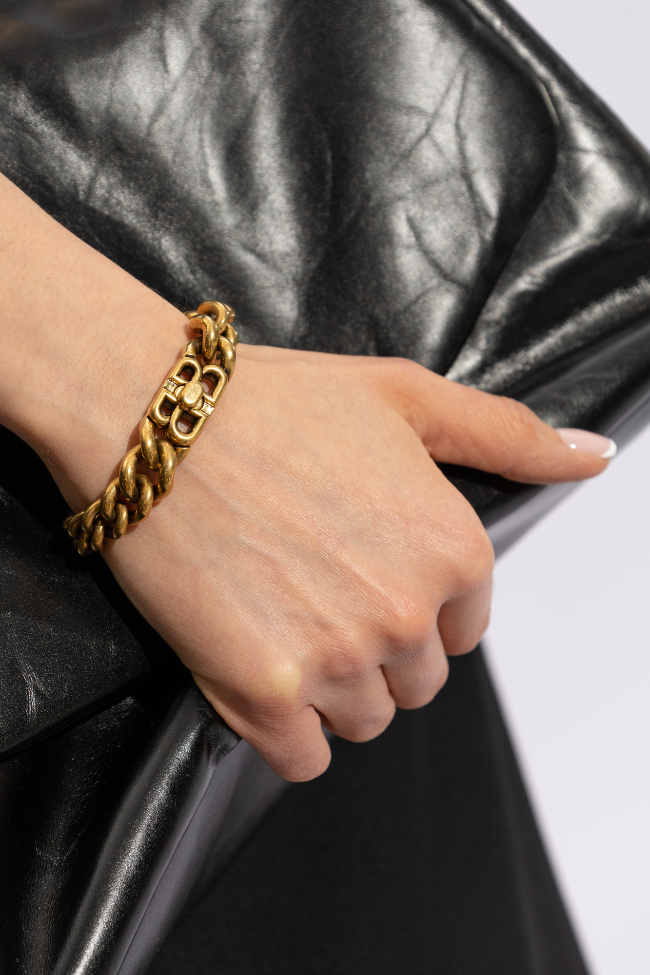 Balenciaga gold bracelet discount